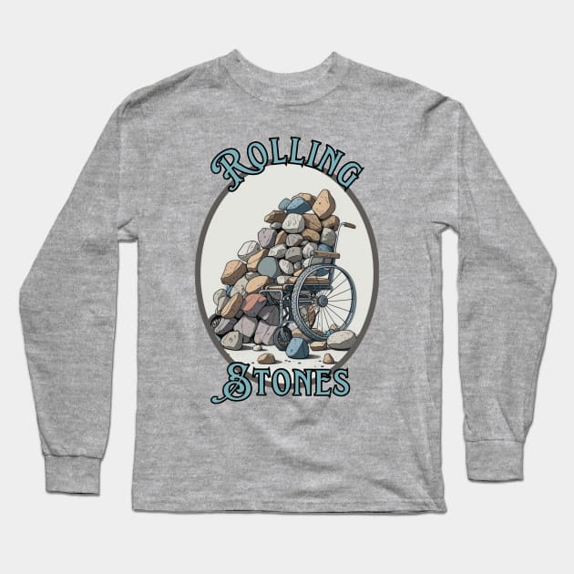 Stones Rolling Long Sleeve T-Shirt by Kary Pearson